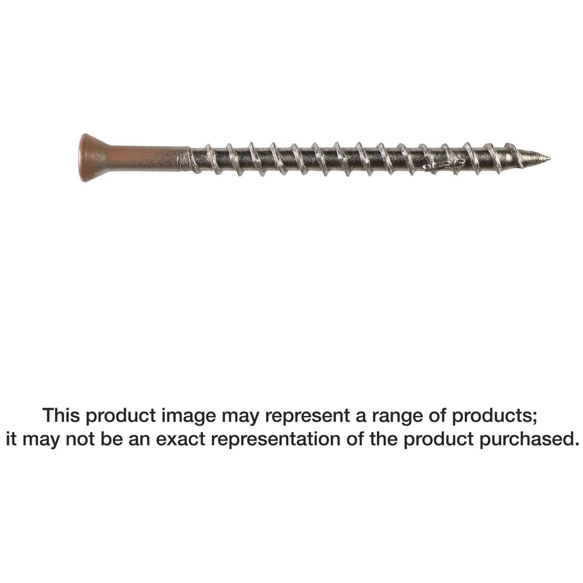 Simpson Strong-Tie T07162WP-RP100 Deck-Drive DWP WOOD SS Screw, #7 x 1-5/8-in. T-15, Trim Head, Type 316, 100-Pack