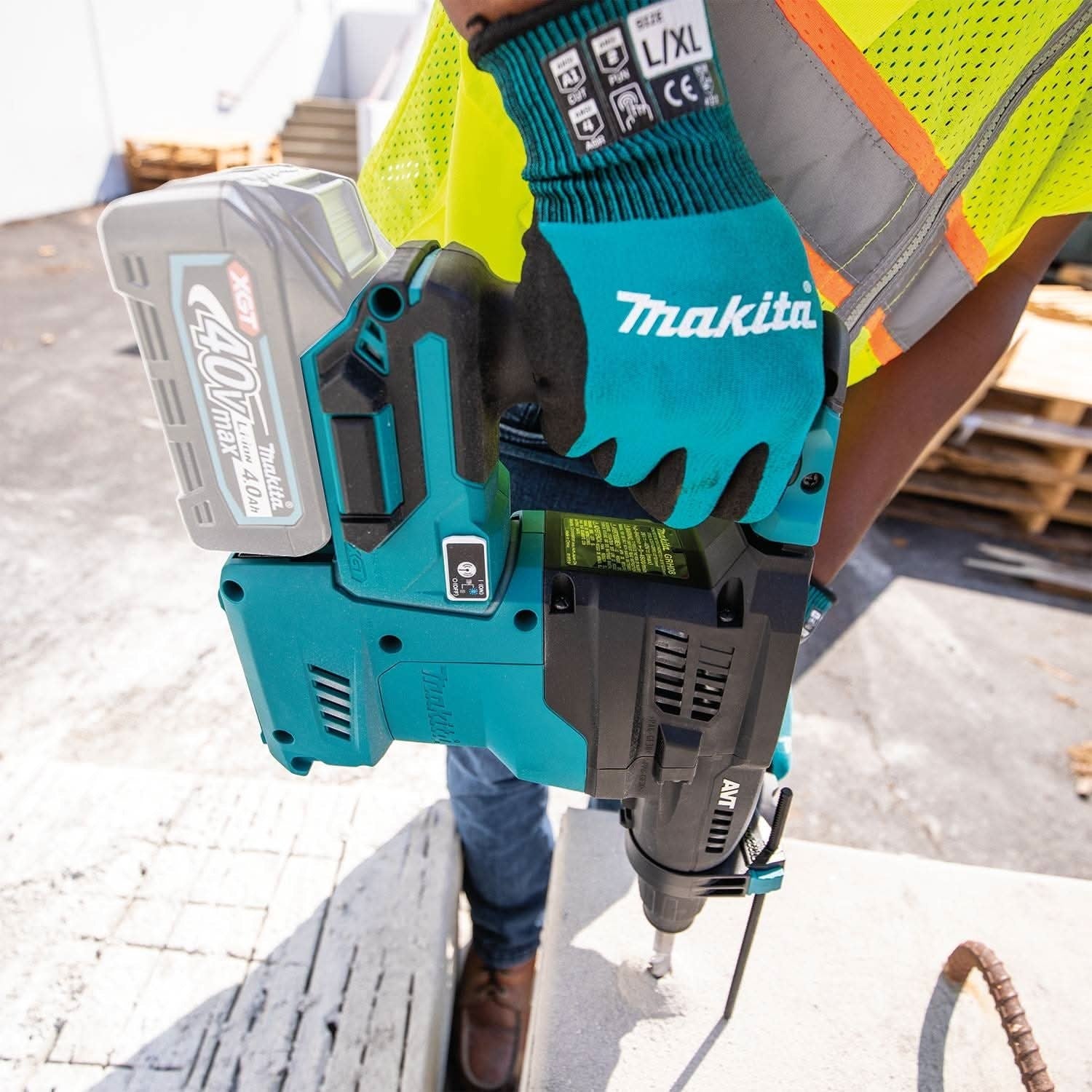 Makita GRH08Z 40V max XGT Brushless Cordless 1-3/16" SDS-PLUS AVT Rotary Hammer, AFT, AWS Capable, Tool Only