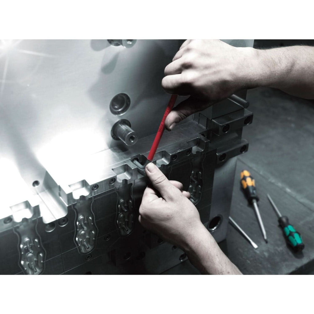 Wera 950 Spks L-Key Multicolour, Imperial, Blacklaser, 5/32-in.x71-mm.