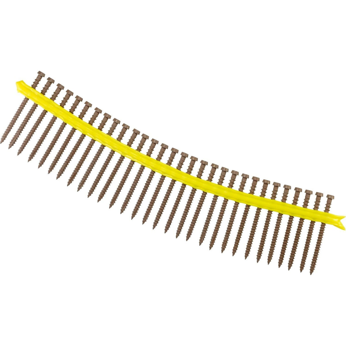 Simpson Strong-Tie DCU234SBR05 Deck-Drive DCU COMPOSITE Screw (Collated), #10 x 2-3/4-in. Quik Guard Brown 05, 1000-Pack