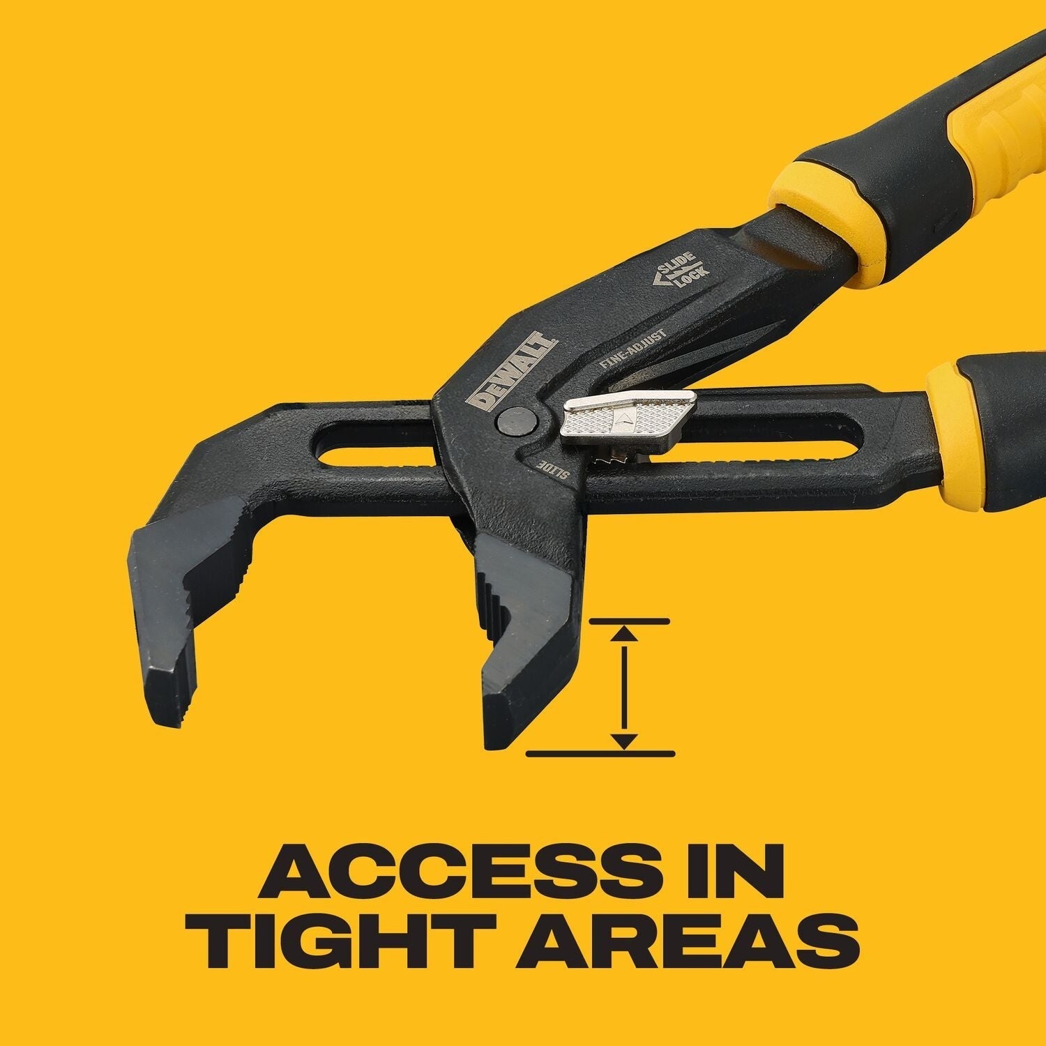 DeWALT DWHT82823 12-in. Slidelock V-Jaw Pliers