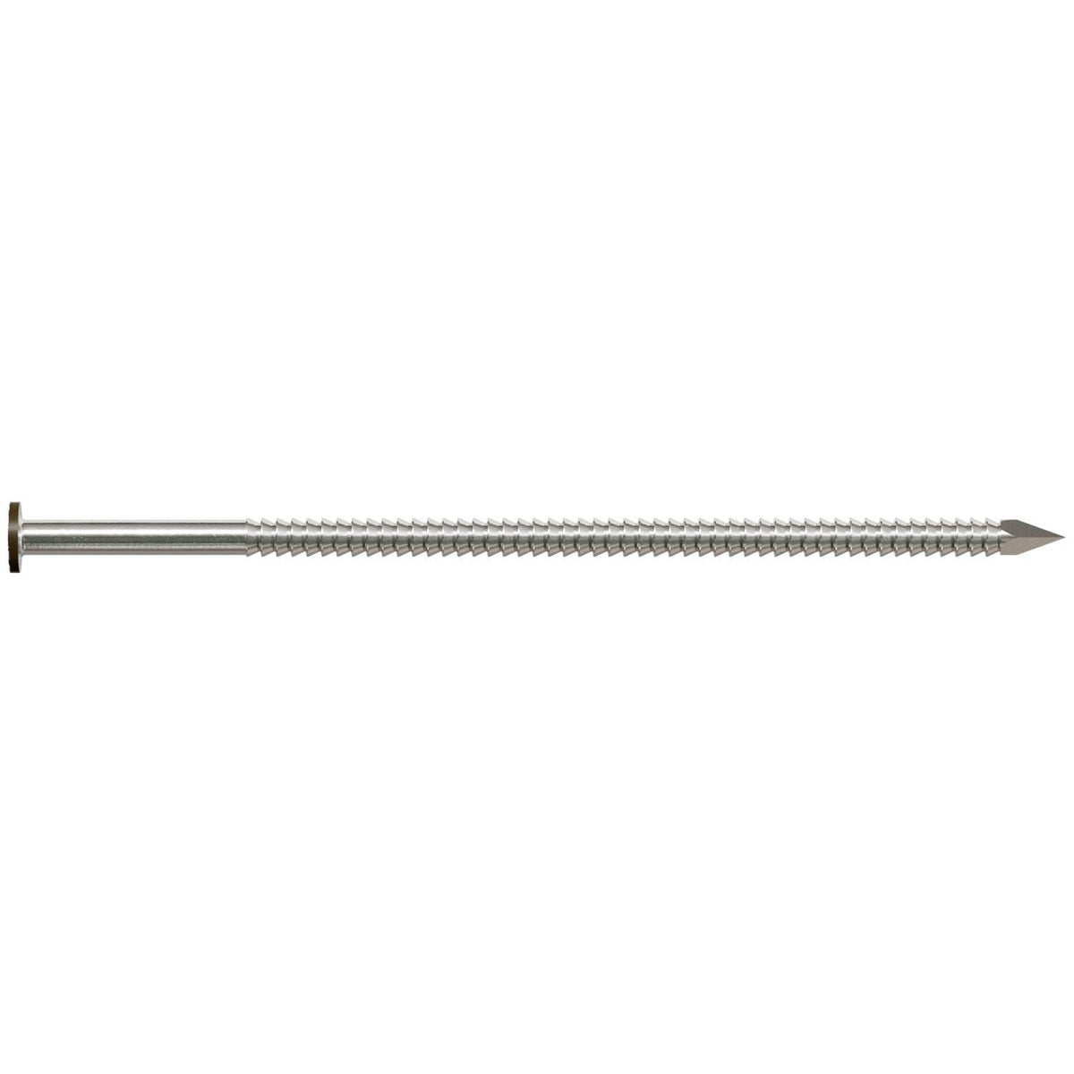 Simpson Strong-Tie S16SNDB1 Painted Siding Nail, 3-1/2-in. x .120-in. Type 304 Stainless Steel, Dark Brown, 1-lb.