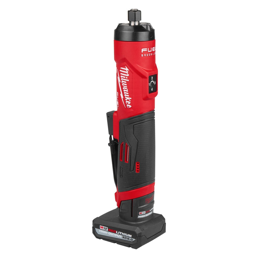 Milwaukee M12 FUEL 1/4-in. Straight Die Grinder 2.5Ah Kit (3486-22)