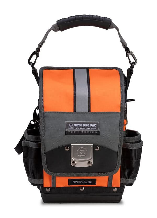 Veto Pro Pac TP-LC HI-VIZ ORANGE Compact Zippered Technician's Tool Pouch