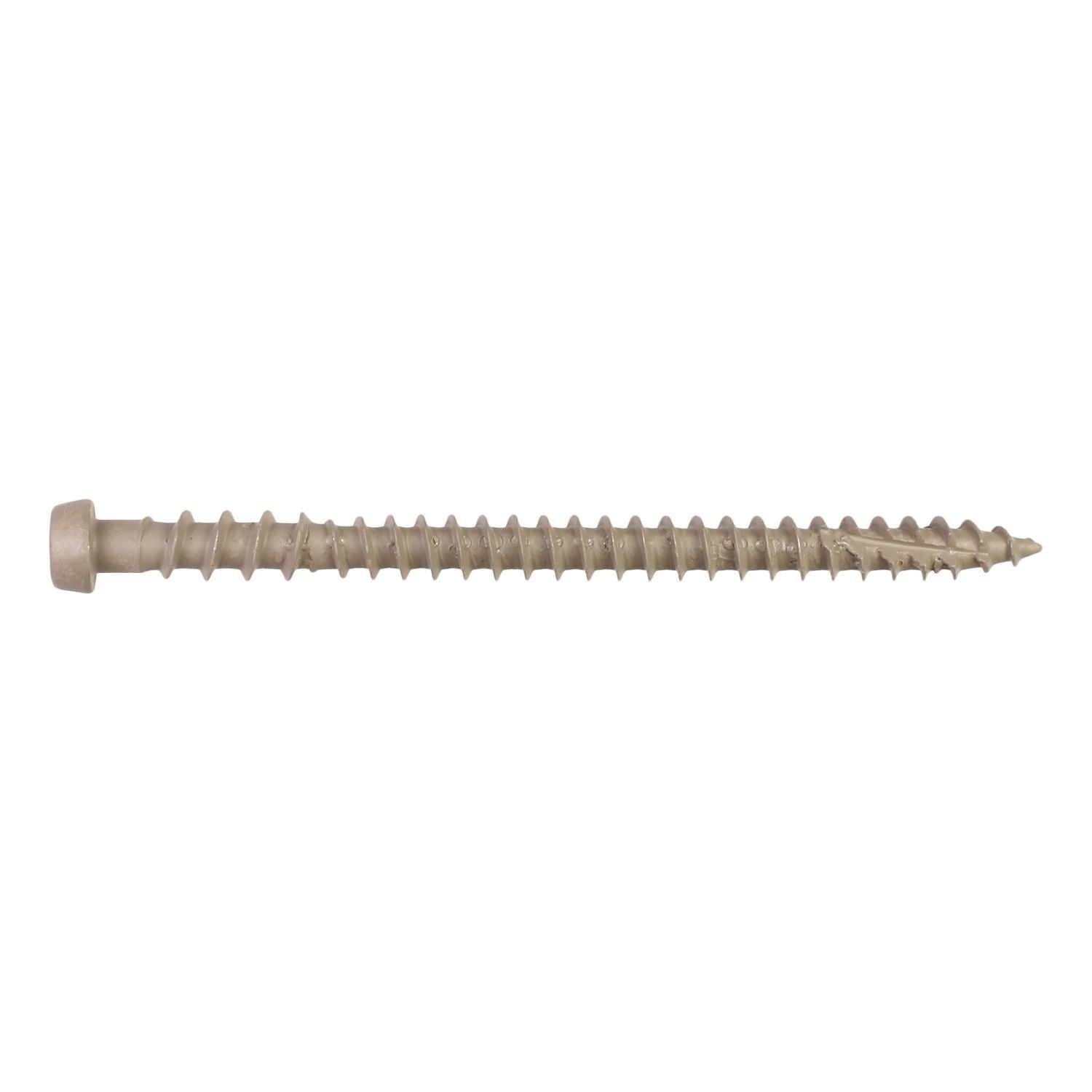 Simpson Strong-Tie DCU234GR01R70 Deck-Drive DCU COMPOSITE Screw, #10 x 2-3/4-in. T20, Quik Guard, Gray 01, 70-Pack