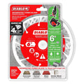 Diablo DMADST0600 6-in. Diamond Segmented Turbo Masonry Cut-Off Blade