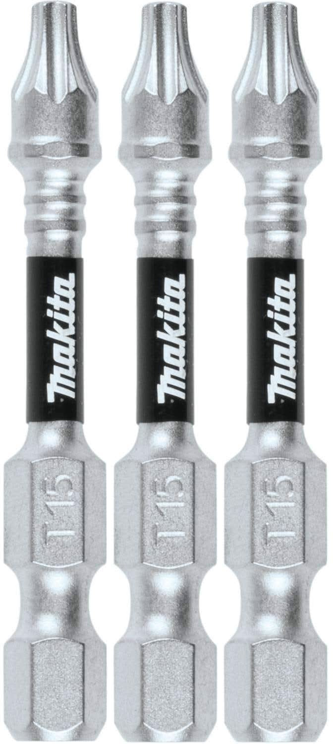 Makita E-00832 Impact XPS T15 Torx 2" Power Bit, 3/pk