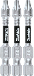 Makita E-00832 Impact XPS T15 Torx 2" Power Bit, 3/pk