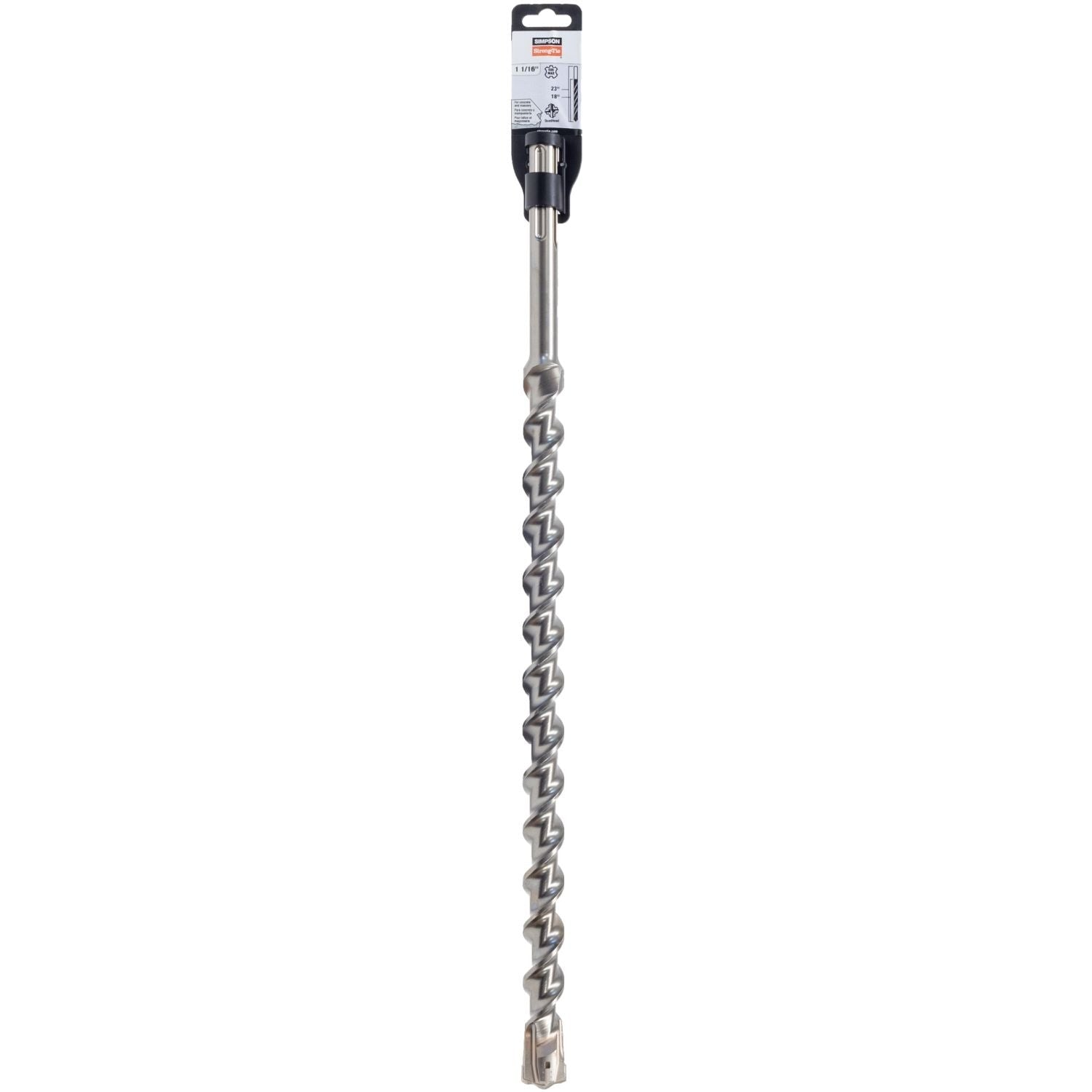 Simpson Strong-Tie MDMX10623Q 1-1/16-in. x 23-in. SDS-max Shank Quad-Head Drill Bit