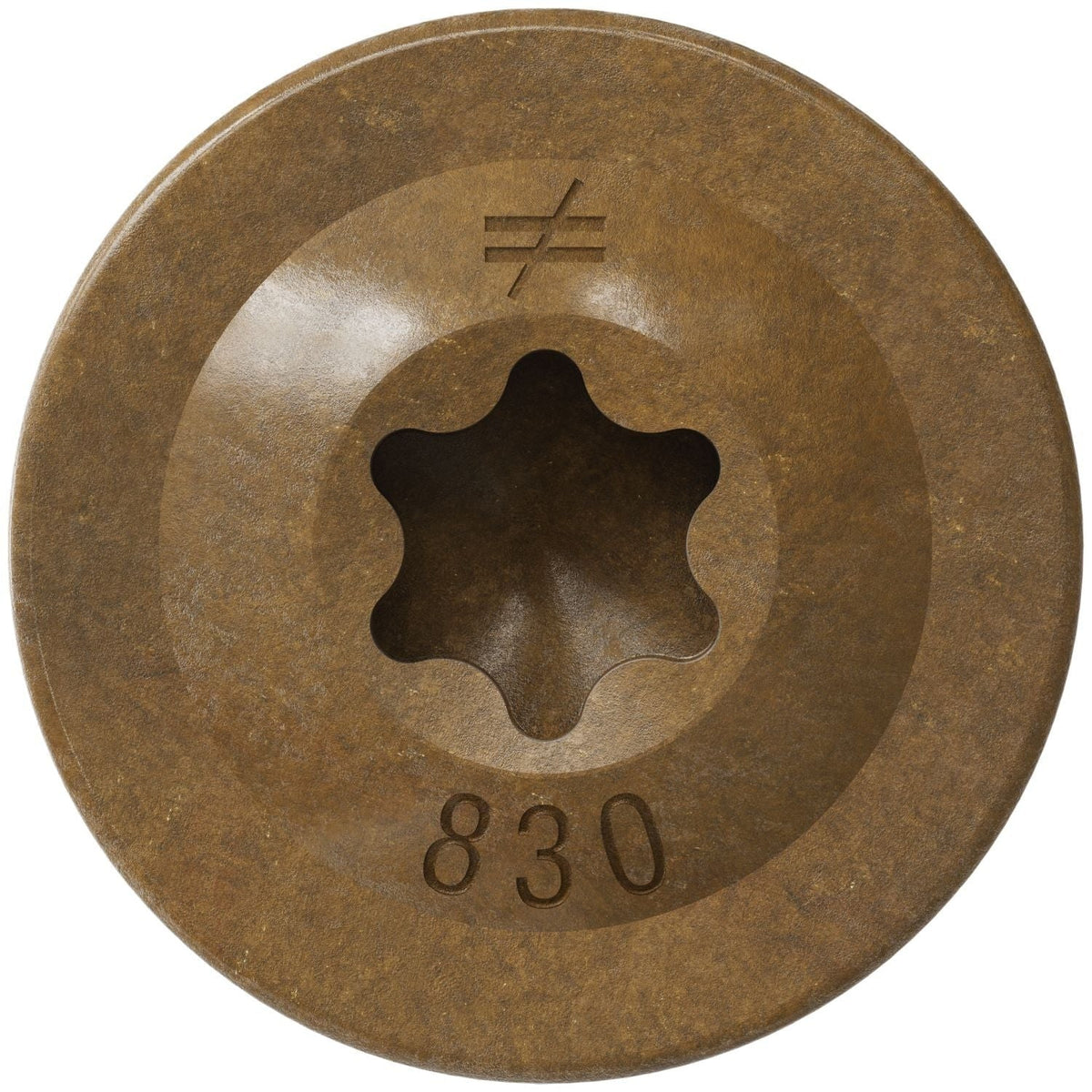 Simpson Strong-Tie CBT08300R50 Wafer-Head Construction Screw, #8 x 3-in. T20, Quik Guard, Tan, 50-Pack