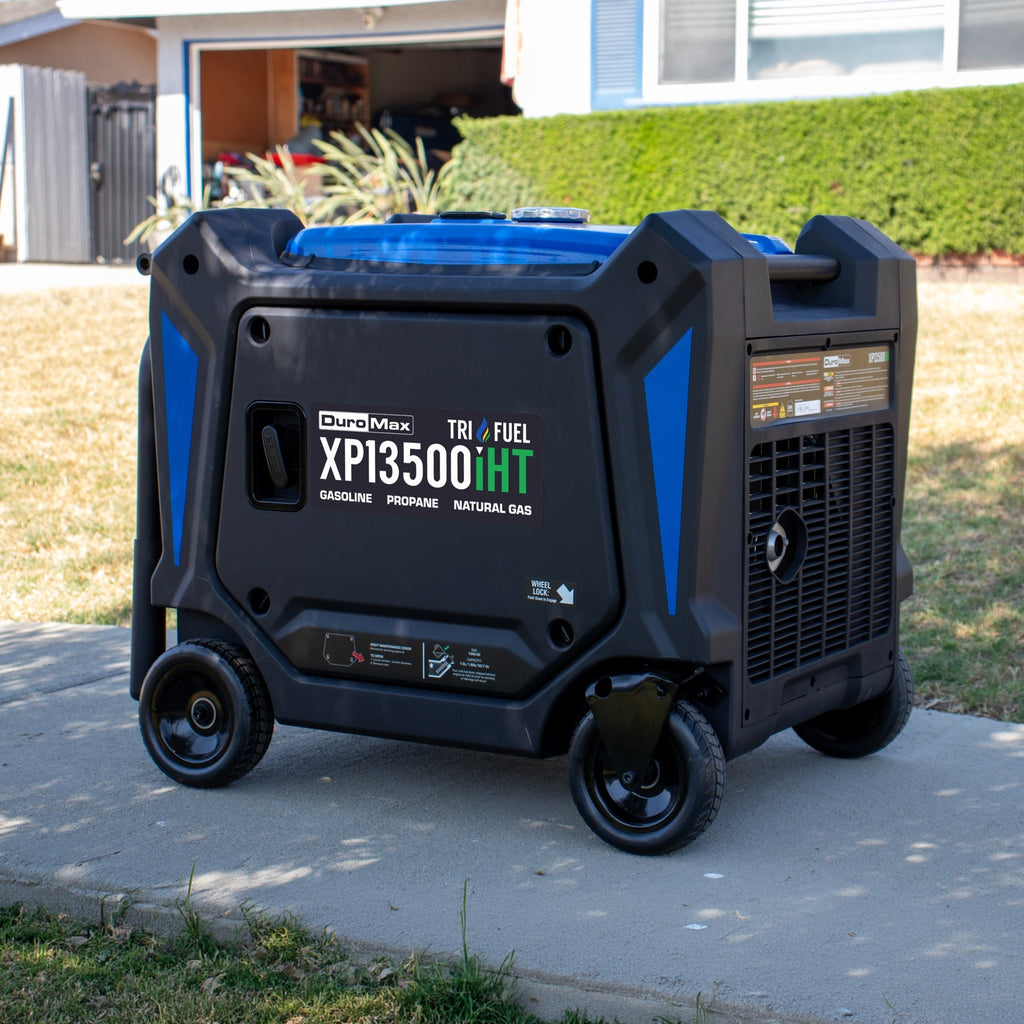 DuroMax XP13500iHT 13,500-Watt 550cc Tri-Fuel Portable Inverter Generator with CO Alert (XP13500iHT)