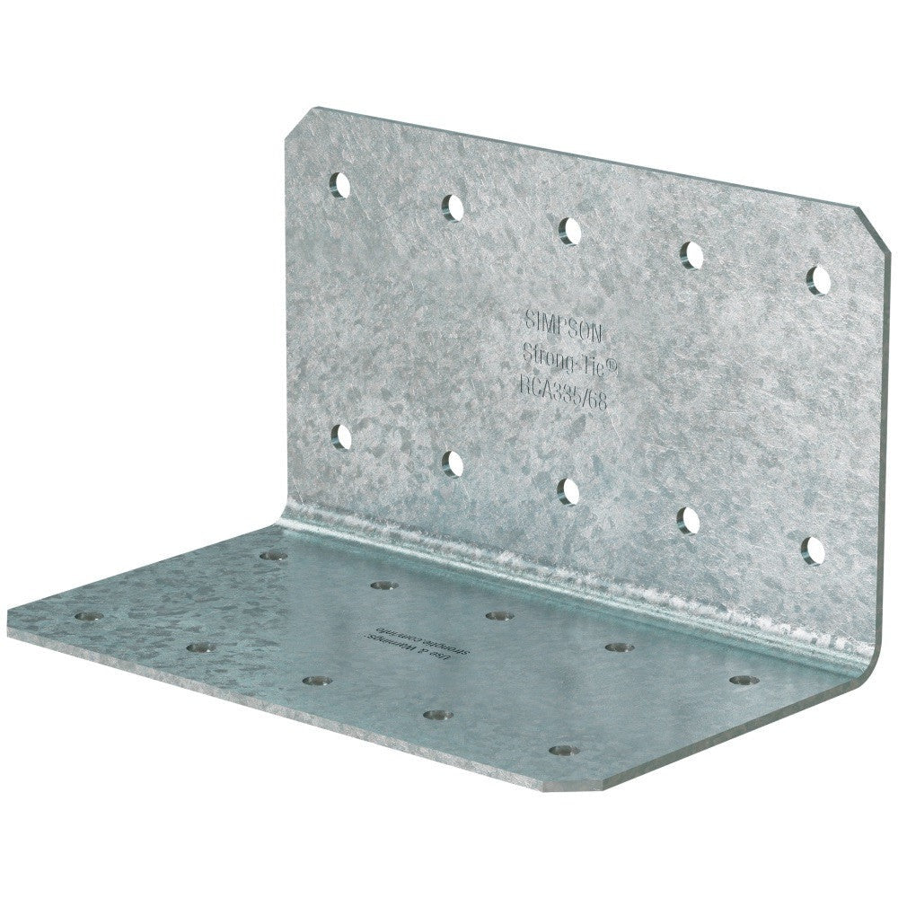 Simpson Strong-Tie RCA335/68-R50 RCA 3-in. x 3-in. x 5-in. 14-Gauge Galvanized Rigid Connector Angle, 50-Pack