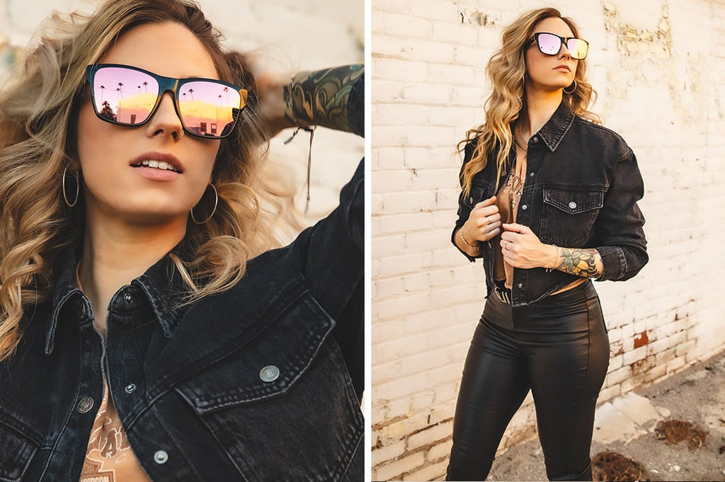 Heat Wave Marylin BLACK Sunglasses