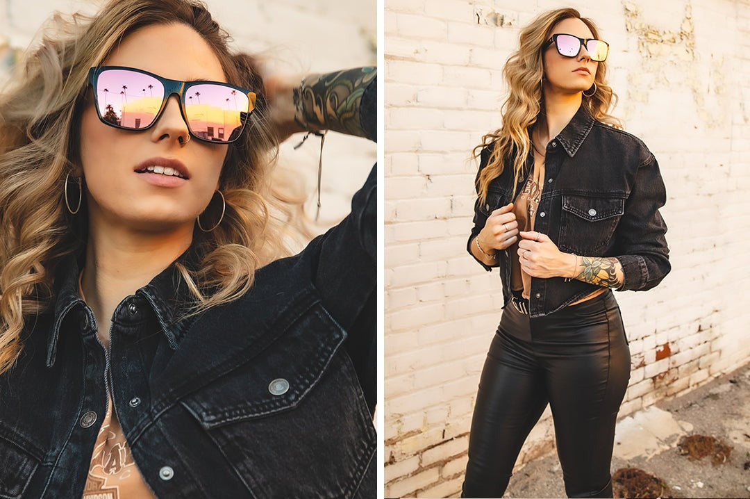 Heat Wave Marylin BLACK Sunglasses