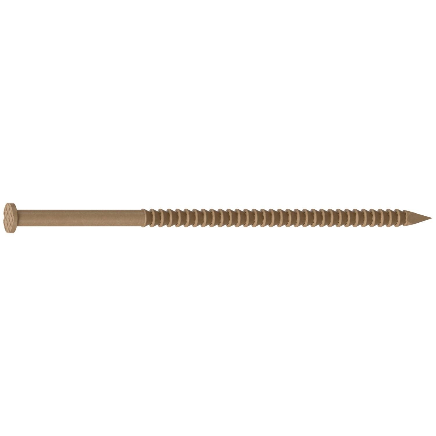 Simpson Strong-Tie S8SNDT5 Painted Siding Nail, 2-1/2-in. x .092-in. Type 304 Stainless Steel, Tan, 5-lb.