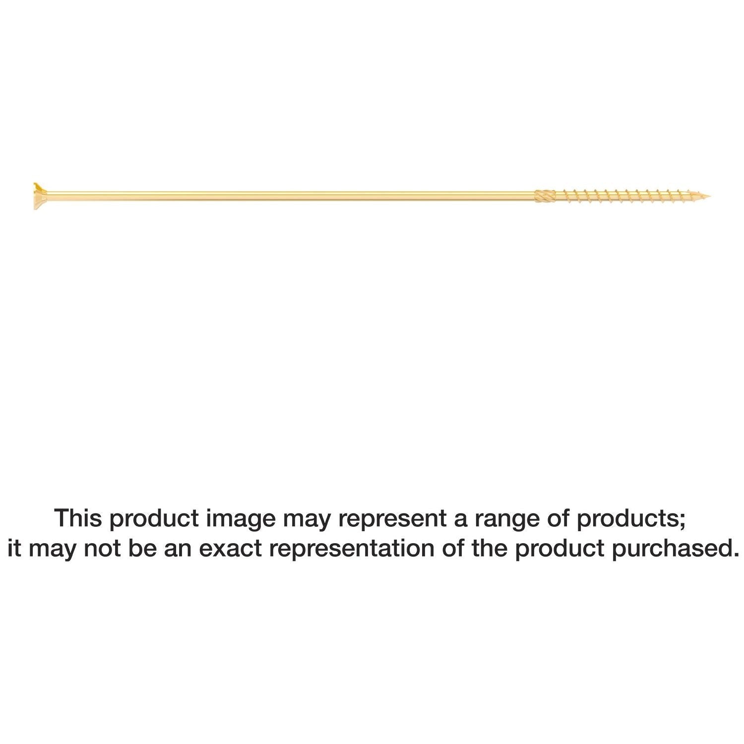 Simpson Strong-Tie SDCP271400 Strong-Drive SDCP TIMBER-CP Screw, 0.390-in. x 14-in. T40, Yellow Zinc, 150-Pack