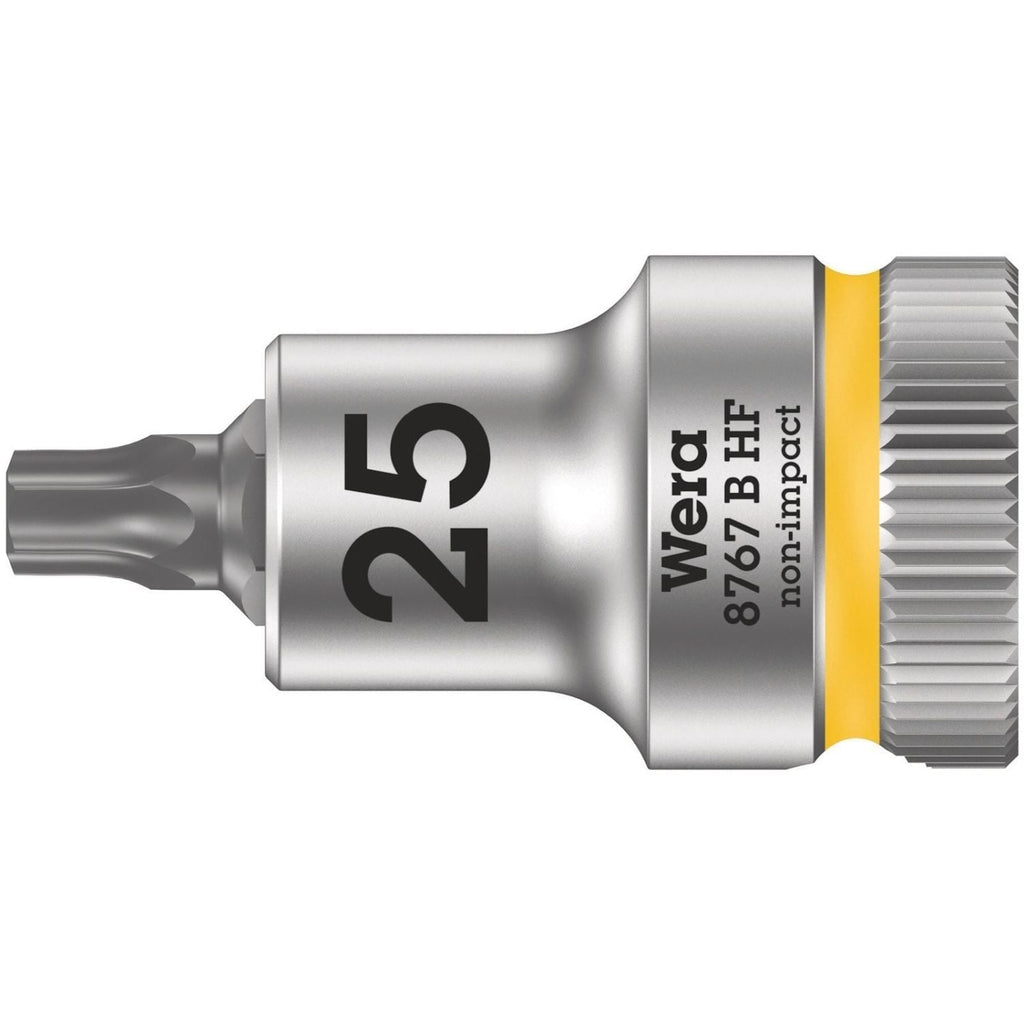 Wera 8767 B Hf Torx Zyklop Bit Socket With Holding Function, 3/8-in. Drive, Torx 25x35-mm.