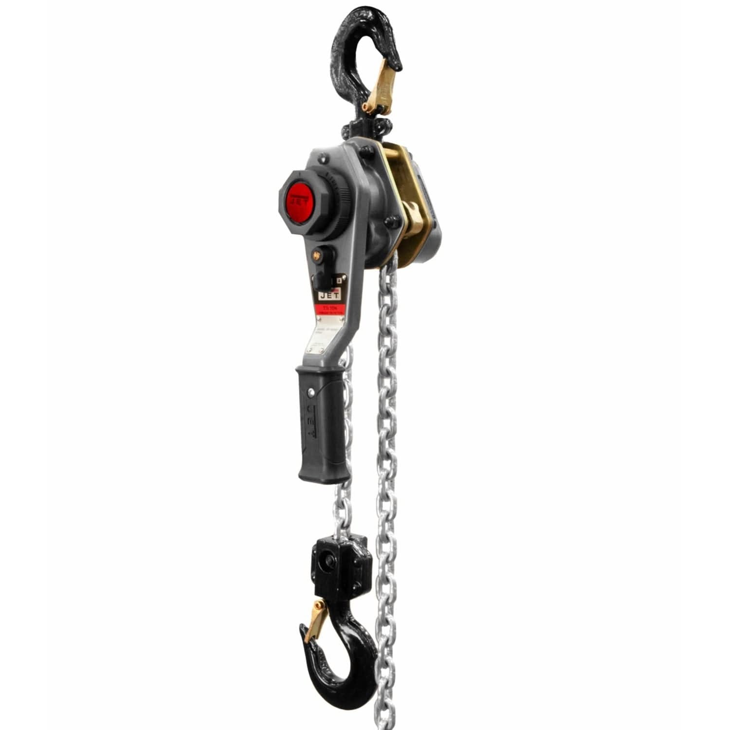 Jet 376303 JLH Series 1-1/2 Ton Lever Hoist 20-Foot Lift with Overload Protection