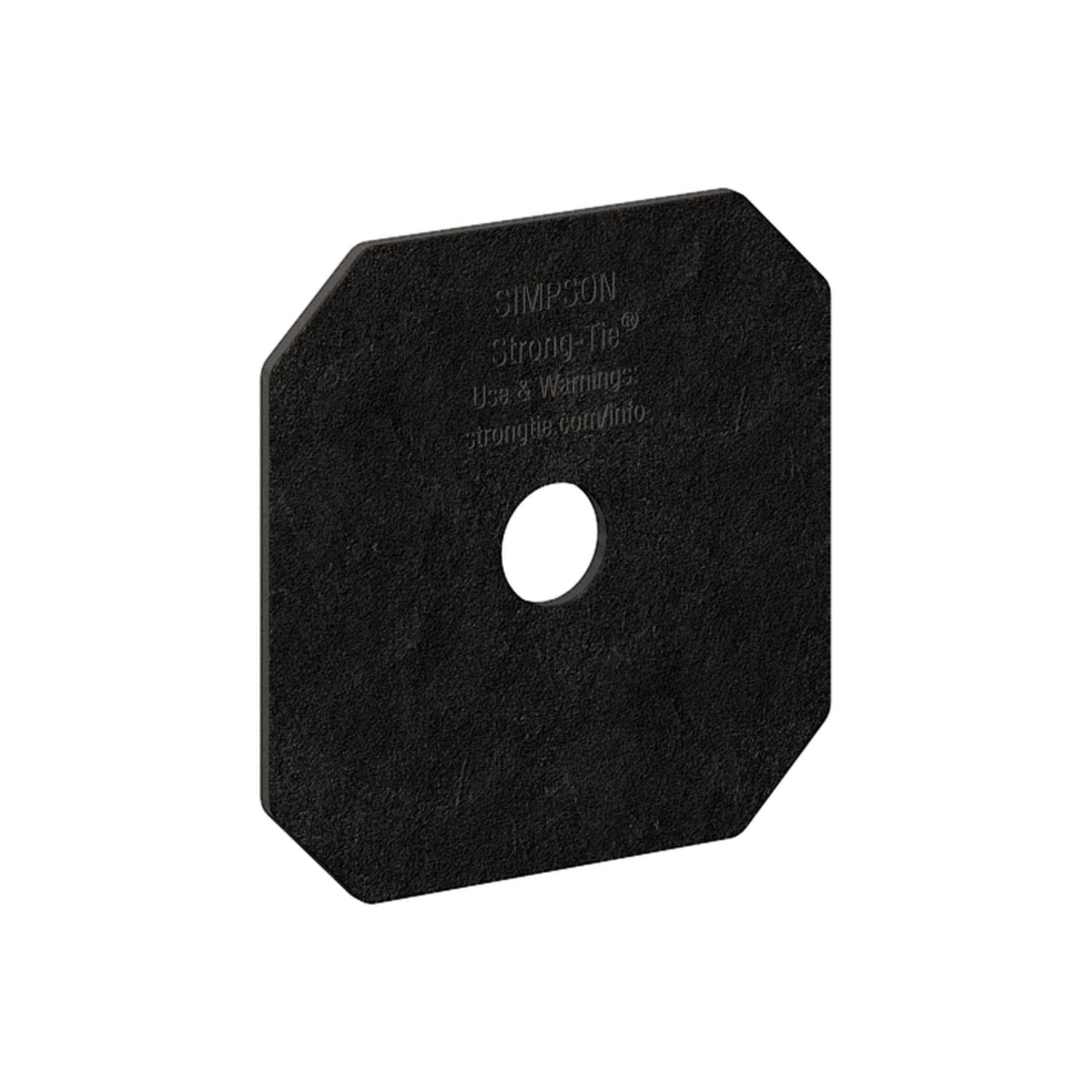Simpson Strong-Tie APVDW56 Outdoor Accents Avant Collection Z-MAX, Black Powder-Coated Decorative Washer