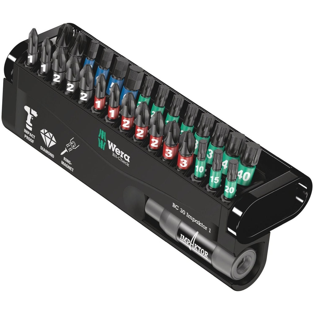 Wera Bit-Check 30 Impaktor 1, 30-Pieces