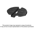 Simpson Strong-Tie PBV6 PBV 6-in. Hidden Standoff Post Base for Viga Post