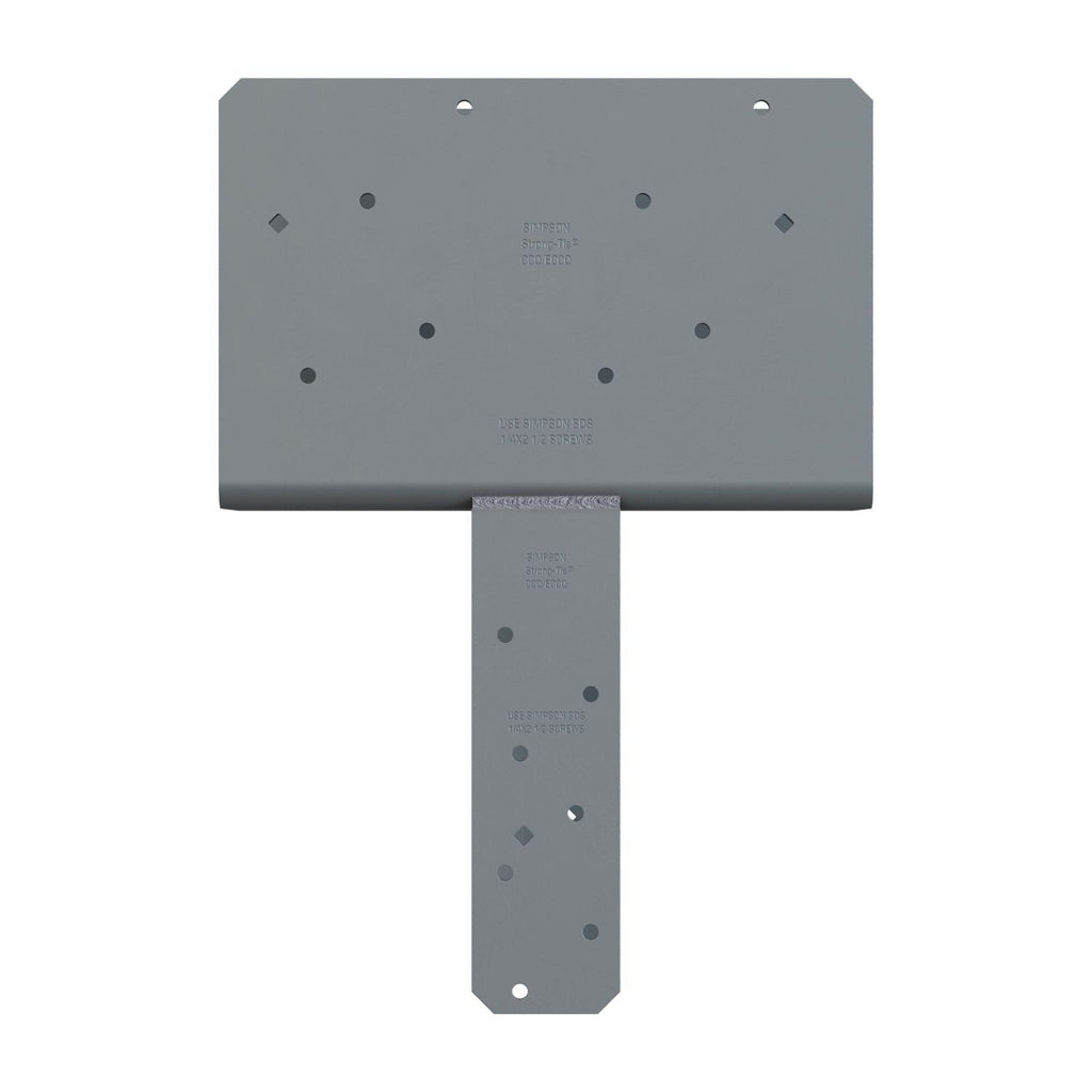 Simpson Strong-Tie CCQ66SDS2.5ROT CCQ Rotated-Strap Column Cap for 6x Beam, 6x Post with Strong-Drive SDS Screws