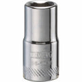 DEWALT 1/4 in. Drive 7 mm 6-Point Socket with Knurled Ring (DWMT86104OSP)
