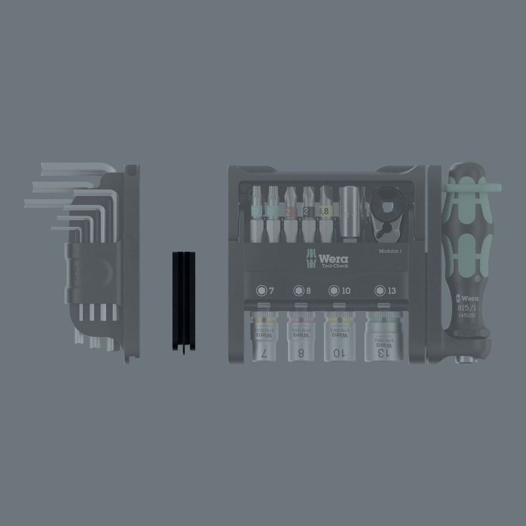 Wera 9549 Adapter For Tool-Check Modular, 10.5x47x16.5-mm.