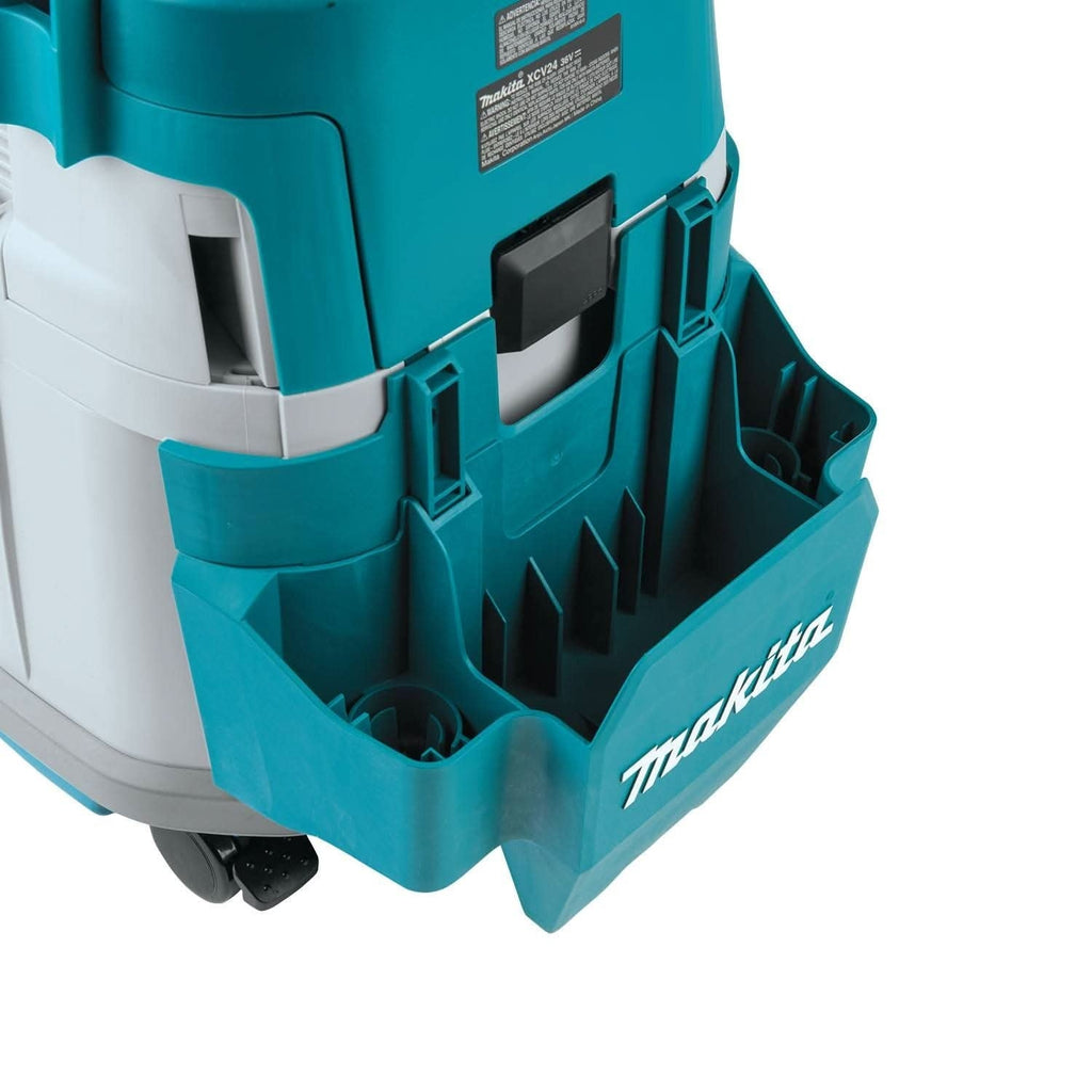 Makita XCV24ZX 36V (18V X2) LXT Brushless 4 Gallon HEPA Filter Dry Dust Extractor, Tool Only