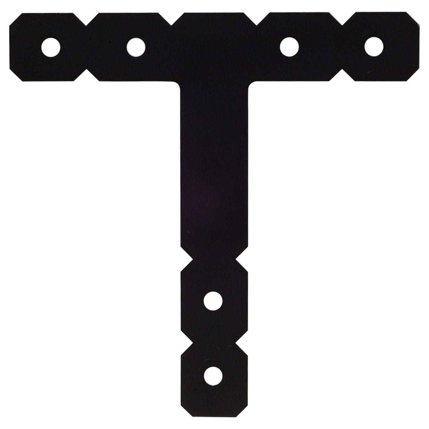 Simpson Strong-Tie OT OT 12-in. x 12-in. Black Powder-Coated Ornamental T Strap