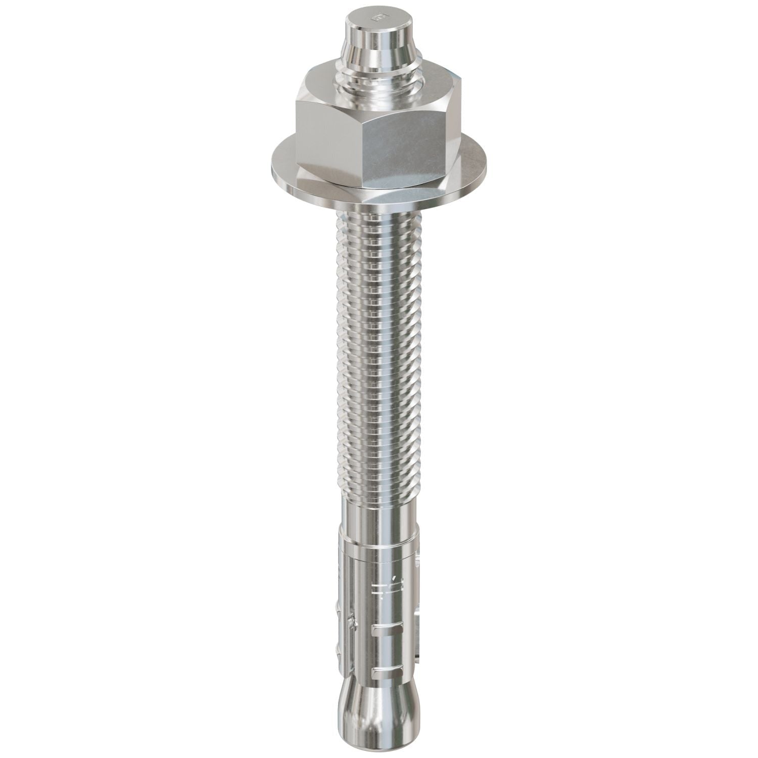 Simpson Strong-Tie STB2-50434S4F25 Strong-Bolt 2, 1/2-in. x 4-3/4-in. Type 304 Stainless-Steel Wedge Anchor, Fully Assembled, 25-Pack